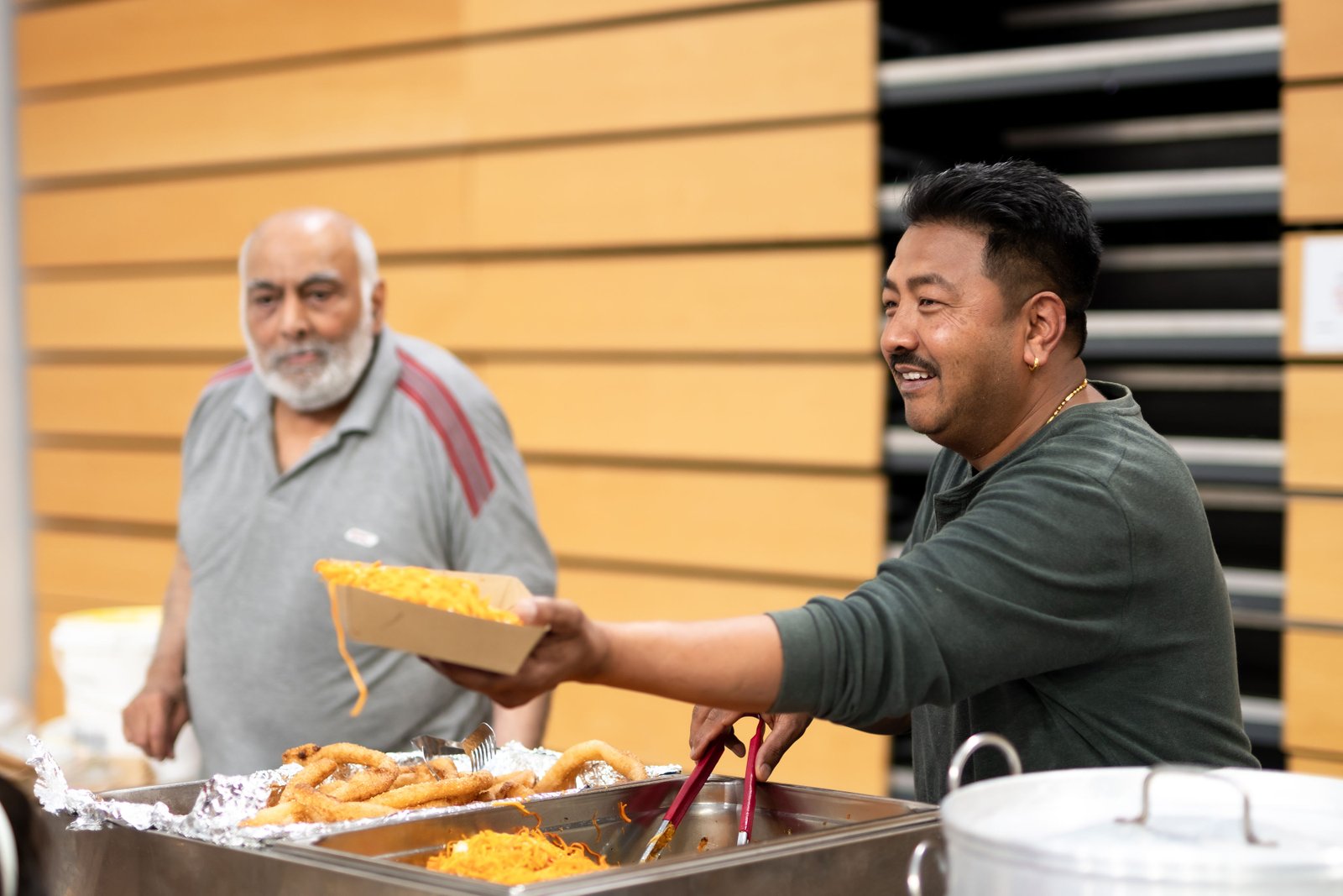Food and activity stalls